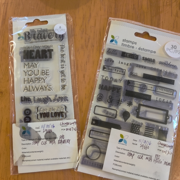 crafts Other - 🌿BOGO🌿Clear rubber stamps!